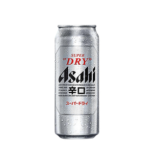 现货!Asahi朝日啤酒超爽生啤酒500ml*24罐 国产整箱黄啤酒 辛口