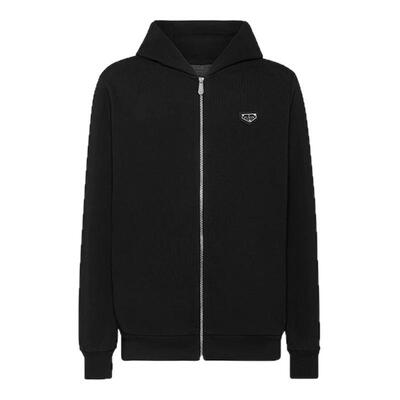 PHILIPP PLEIN 男士Iconic Plein长袖拉链卫衣开衫外套