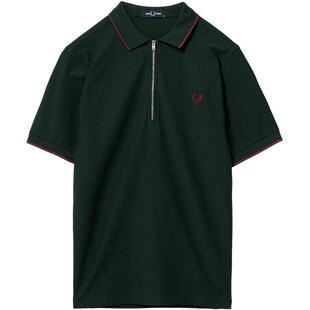 FRED PERRY男装半拉链短袖polo衫2026夏季新款时尚英伦风多色上衣
