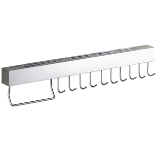 免打孔304不锈钢刀架 厨房用品壁挂置物架收纳厨具挂钩锅铲挂架