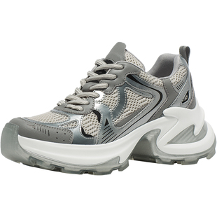 CDF女鞋2025秋季新款百搭透气厚底爆款老爹鞋网红超火休闲运动鞋