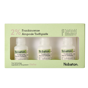 Nobaton诺巴顿农场进口2%乳香安瓶牙膏去渍清洁清新口气口臭适用