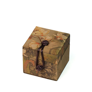 中国风刺绣绸缎盘扣戒指盒高档珠宝首饰戒指包装收纳盒展示盒礼盒