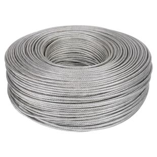 镀锌不包塑钢丝绳捆绑生命线安全绳固定挂灯吊车牌装饰拉线钢丝绳