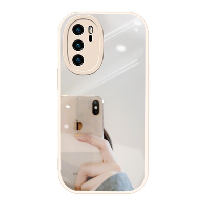 全包镜头防摔补妆镜适用华为P40手机壳P40PRO十+硅胶P30新款P50pr0纯色mate20镜子ma30魅特m40Pro女nova9se软