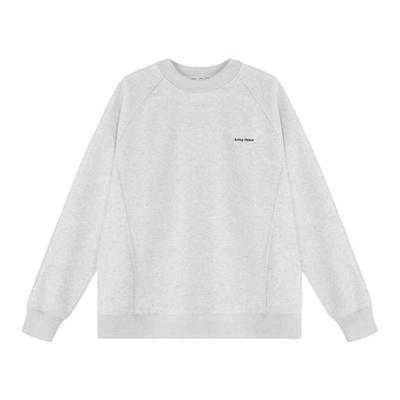 吕小虎加绒长袖美式休闲圆领卫衣