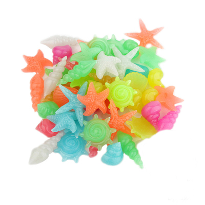 【夜光海洋石】形状多样吸光发光