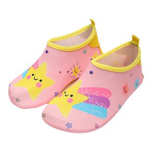 跳绳专用儿童室内健身鞋防滑轻便减震软底家用静音小孩运动舞蹈袜