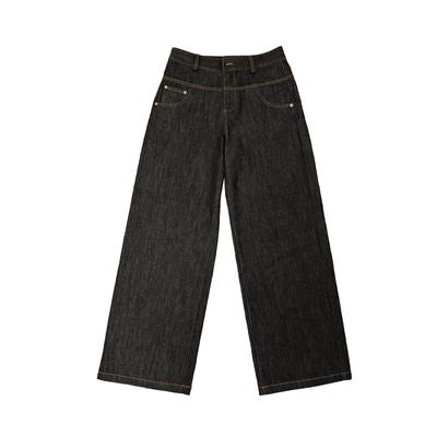 JCAESAR WOMEN 直筒原牛 进口面料12OZ 水洗工艺 挺阔质感牛仔裤