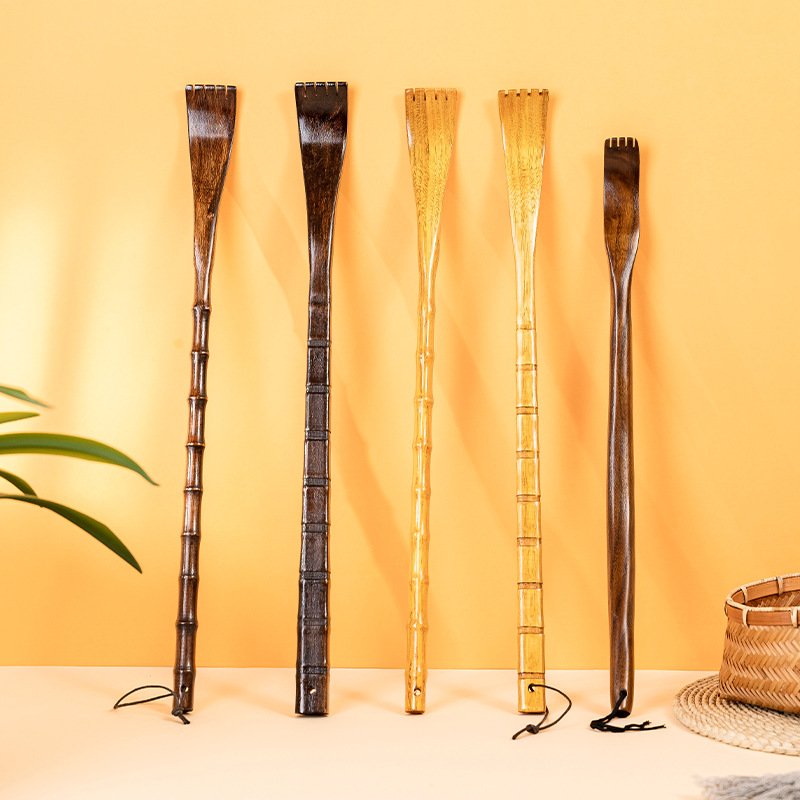 木质抓背器家用实木器长柄挠批发痒不求人按摩器痒痒挠痒抓老人解