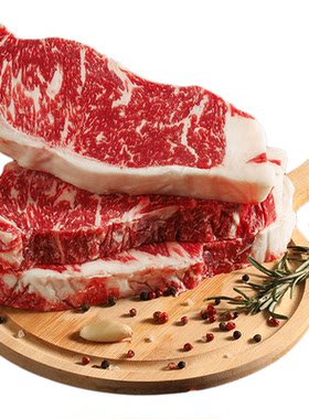 澳洲进口和牛M9眼肉牛排雪花牛肉