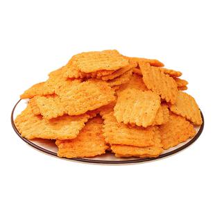 安徽白根柱手工麻辣香辣锅巴蟹黄味锅巴玉米糯米锅巴原味锅巴