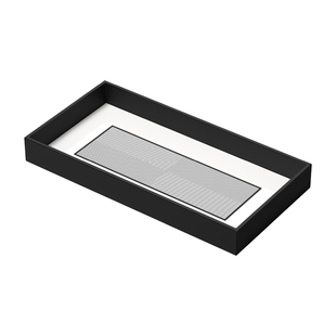 RESONG日诵家居 欧普长托盘 黑色漆器新中式家用复古简约软装饰品