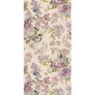 复古紫色花装饰柜子贴纸自粘翻新家具贴画客厅布置遮丑防水防潮