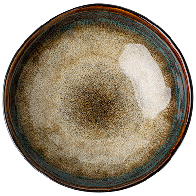 巷子尾窑变艺术感陶瓷不规则菜碗