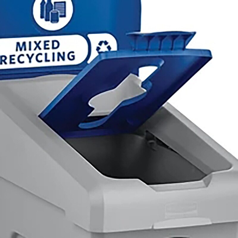 Rubbermaid乐柏美商用分类垃圾桶多大容量87L色分类自由组合