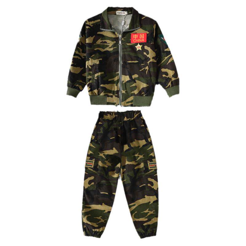 儿童迷彩服套装帅气男童特种兵衣服纯棉军装演出服班服园服军训服