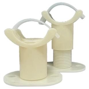 塑料管托卡箍抱箍 水管道调节平衡支架管夹ABS/PVC高度固定支撑器