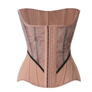 沙士束腰带乳胶U型25骨收腹塑身衣腰封塑型收腹带小肚子背部加长