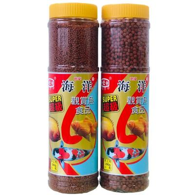 海洋鹏豪瓶装饲料增色金鱼锦鲤