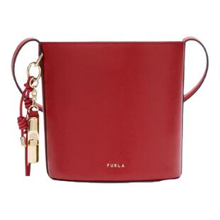 【春夏新品】FURLA芙拉ROXIE牛皮迷你女士百搭质感水桶包斜挎包