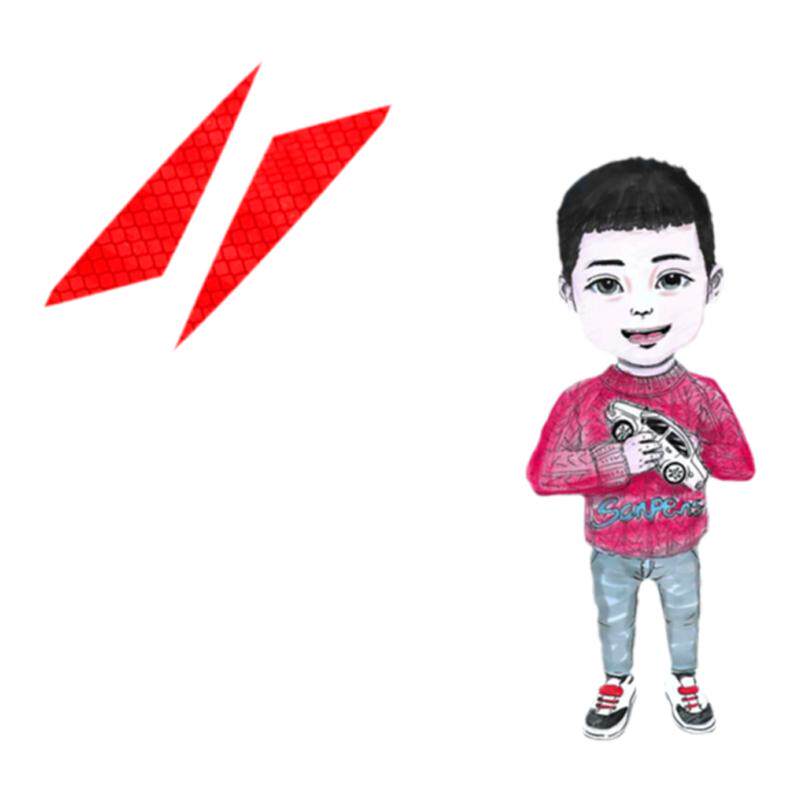 第三代荣威RX5贴纸反光贴美规