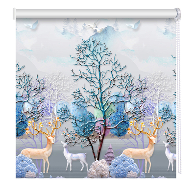 珍香缘全遮光居家卷帘胀紧式