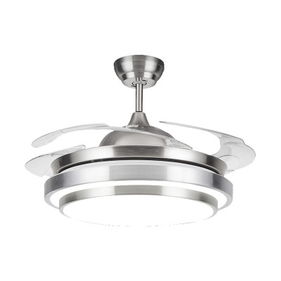 隐形卧室led电风扇餐厅吊灯