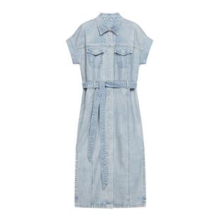 【ANOTHER DENIM】BLUE ERDOS仿牛仔连衣裙B245I4034