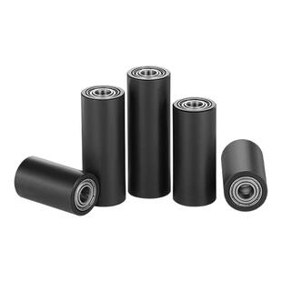 FA 尼龙从动轮双轴承无动力滚筒砂带机导向传送带压轮Φ17-Φ50