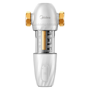 美的前置过滤器家用自动反冲洗全铜防爆全屋自来水前置式净水器