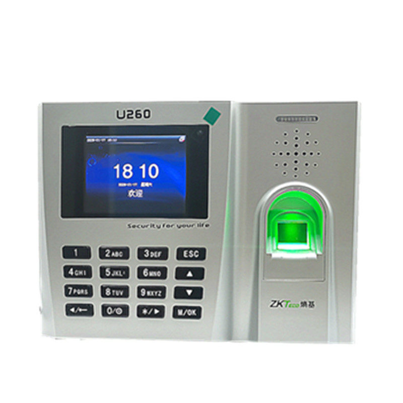 zkteco熵基u260刷卡指纹考勤机