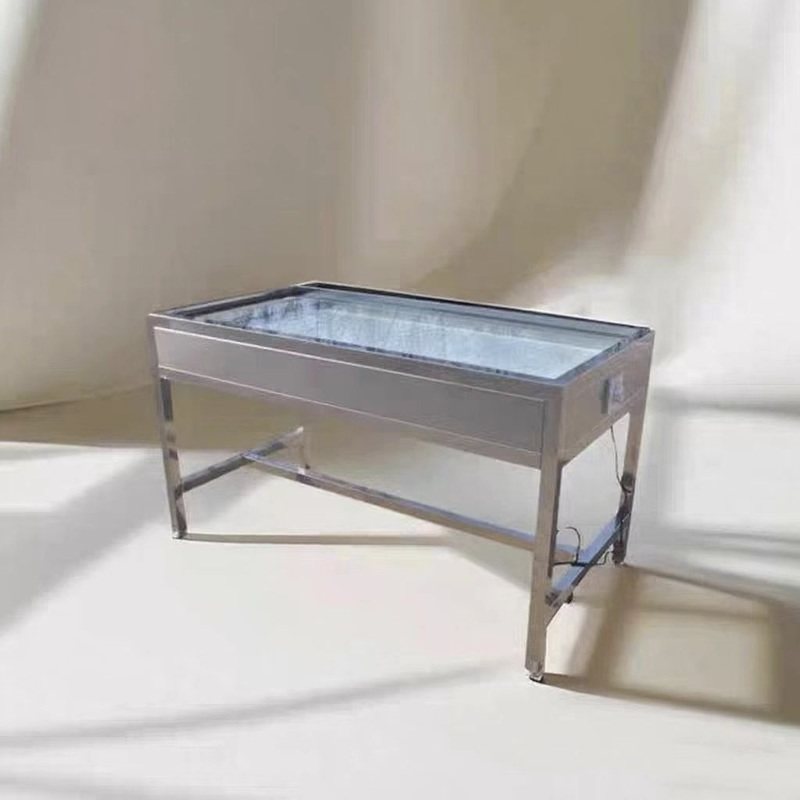 304不锈钢灯检台钢化玻璃面检验台流水线检测透光台复合型工作台,商业/办公家具,操作台,淘宝优惠券,粉丝福利购,淘宝优惠卷