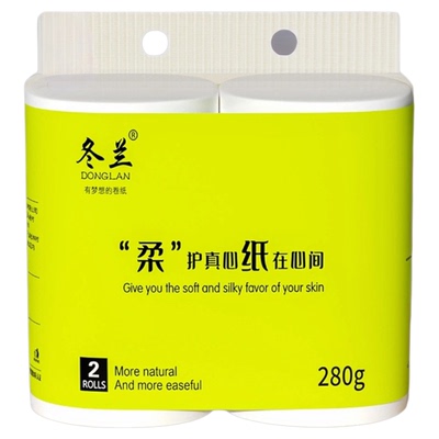 卷纸卫生纸280g便携2卷家用实惠