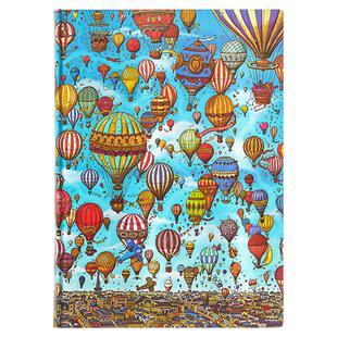 paperblanks佩兰克手帐本手账本文艺精致笔记本本子小学生日记本文具儿童送女孩生日礼物迷宫大侦探气球盛宴