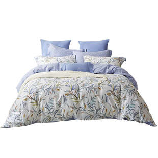 梦洁家纺全棉四件套被套248x248纯棉床上用品1.8m1.5正品1.2m床单