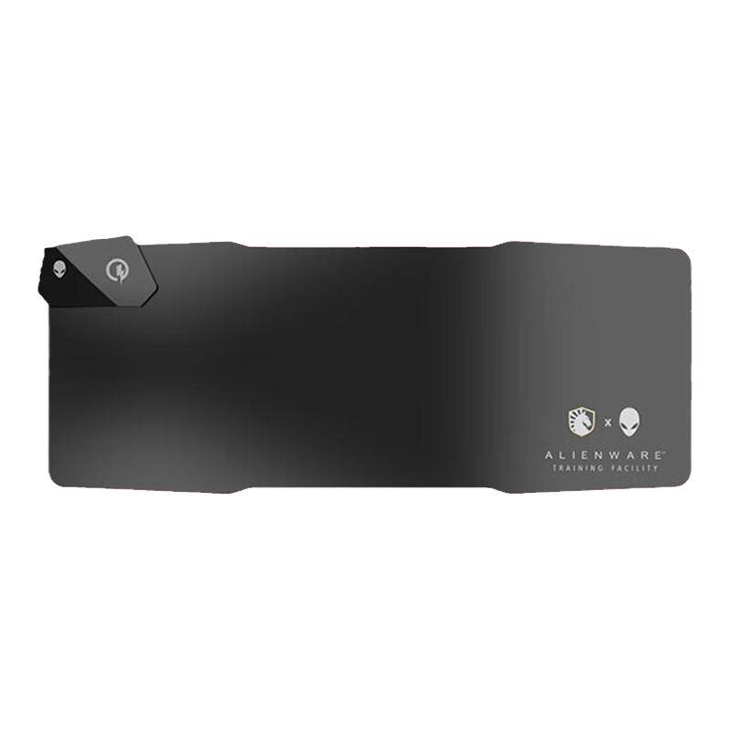 ALIENWARE外星人无线充电发光鼠标垫超大RGB织物电竞游戏护腕桌垫