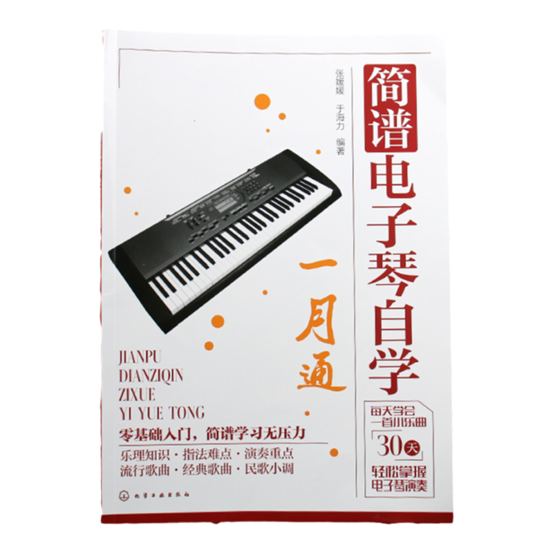 简谱电子琴自学一月通 零基础入门电子琴自学教程 乐理知识基础 电子琴指法演奏难点 电子琴经典歌曲流行歌曲弹唱曲谱 电子琴自学