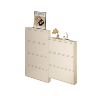 鞋架门口外楼道超薄鞋柜收纳柜一体靠墙门外走廊用防尘鞋子置物架