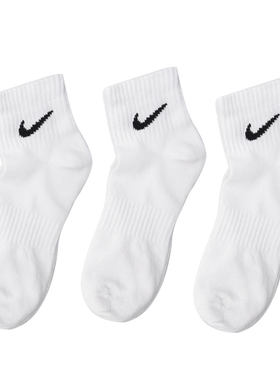 【自营】Nike耐克袜子男袜女袜休闲运动健身训练袜中筒袜子SX7677