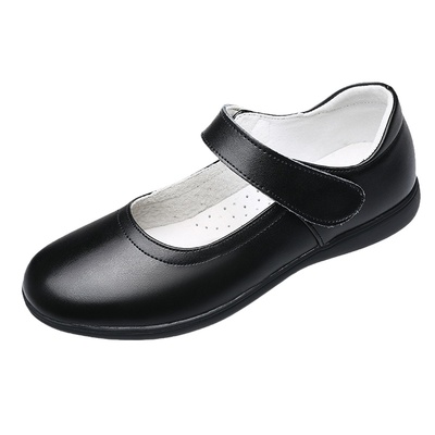 女童黑皮鞋大童软底公主鞋学生