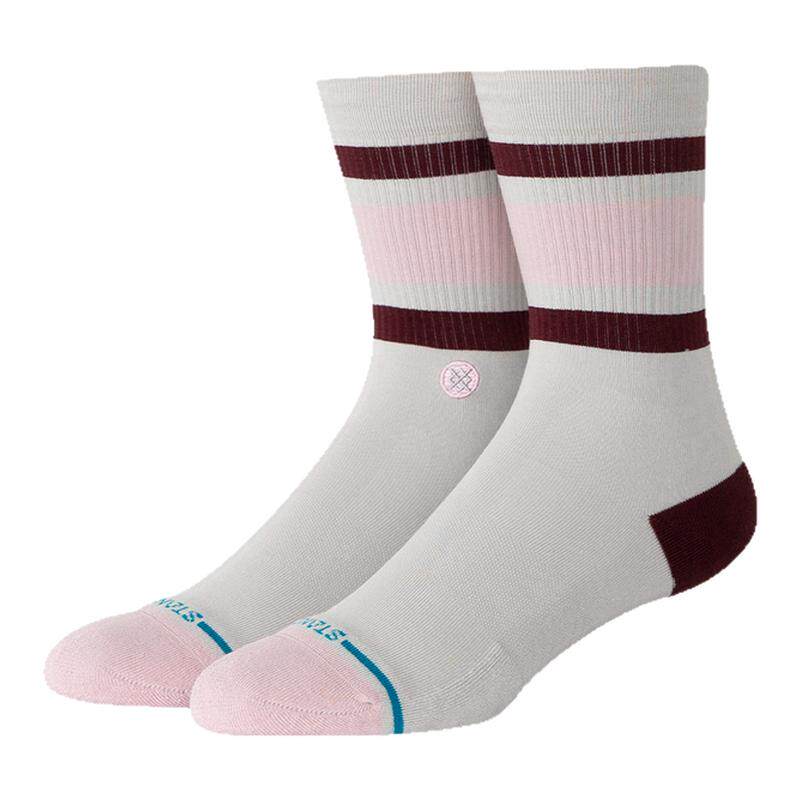 STANCE简约条纹中筒袜男女通用