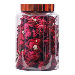 精品云南冻干墨红玫瑰花茶重瓣大朵花冠玫瑰可食用新鲜花茶礼盒