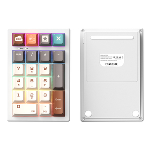DAGK K21Pro无线蓝牙机械键盘数字PAD笔记本办公台式电脑财务会计