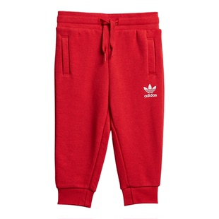 Adidas/阿迪达斯正品三叶草婴幼童印花卫衣运动套装 FM5609