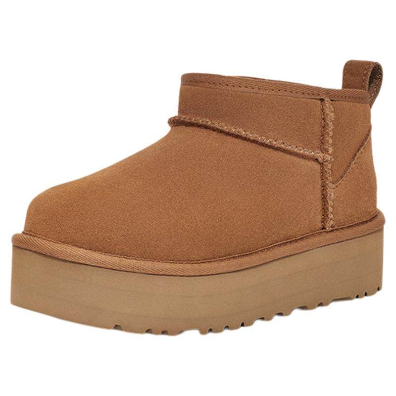 UGG童鞋秋冬女大童短靴保暖厚底时尚短筒雪地靴 1157791K