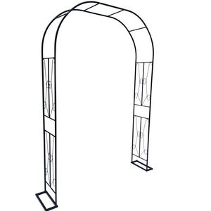 爬藤架欧式拱形花架拱门铁线莲
