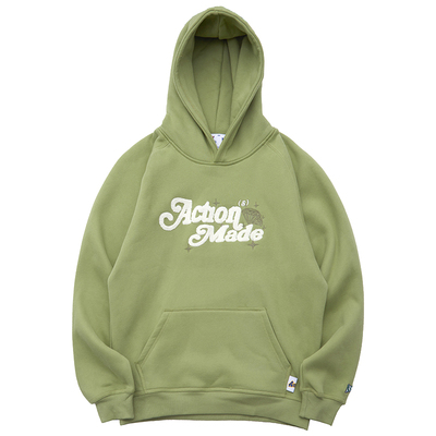 ACTIONS连帽外套毛巾绣帽衫卫衣