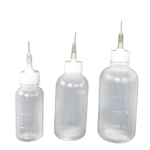 工业点胶瓶30ML 50CC 100ML带针头松香瓶酒精瓶针嘴瓶胶水瓶加厚