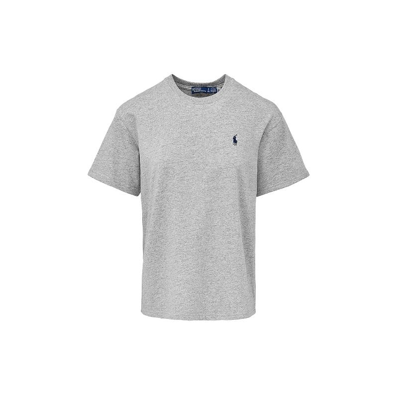 Polo Ralph Lauren 拉夫劳伦T恤圆领短袖灰色基础款小马标REVOLVE